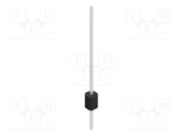 Connector: pin strips; pin header; male; PIN: 1; 1.27mm; THT; 1x1