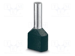 Tip: bootlace ferrule; insulated,double; copper; Bit len: 10mm
