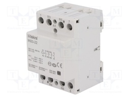 Contactor: 4-pole installation; NC x2 + NO x2; 230VAC; 220VDC