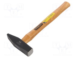 Hammer; 500g; Size: 27mm; carbon steel; wood (hikory)