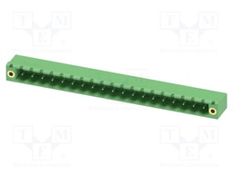PCB headers, nominal cross section: 2.5 mm?, color: green, n