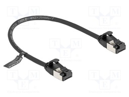 Patch cord; U/FTP; Cat: Cat 8.1; RJ45 plug,both sides; 0.25m; TPE