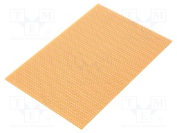 Board: universal; single sided,prototyping; W: 150mm; L: 100mm
