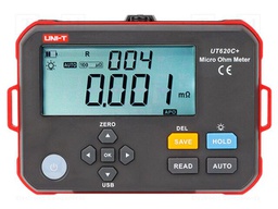 Milli-ohm meter; LCD; IP54; Measurement memory: 500