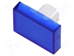 Actuator lens; 16mm; 51; blue; plastic; 15.3x21.5mm