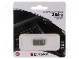 Pendrive; USB 3.2 Gen 1; 256GB; R: 200MB/s; silver; USB A