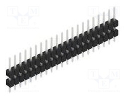 Connector: pin strips; pin header; male; PIN: 21; 2.54mm; THT; 1x21