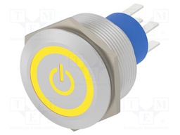 Switch: vandal resistant; Pos: 2; DPST; 3A/250VAC; 3A/28VDC; IP67