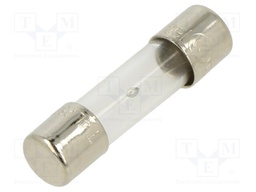 Fuse: fuse; time-lag; 4A; 250VAC; cylindrical,glass; 5x20mm; brass
