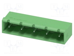 PCB headers, nominal cross section: 2.5 mm?, color: green, n