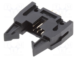 Socket; IDC; male; PIN: 6; straight; polarized,with ejector; THT