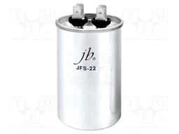 Capacitor: polypropylene; motors, run; 12uF; 450VAC; Ø40x75mm; ±5%