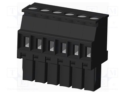 Connector: pluggable terminal block; plug; female; angled 90°