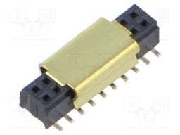 Connector: PCB to PCB; female; PIN: 20; 1mm; CLM; gold flash; SMT