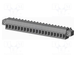 Connector: pluggable terminal block; plug; female; straight; grey