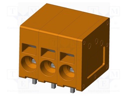 Connector: PCB terminal block; terminal; Plating: tinned; on PCBs