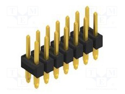 Connector: pin strips; pin header; male; PIN: 14; 2.54mm; THT; 2x7
