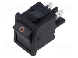 ROCKER; DPST; Pos: 2; ON-OFF; 4A/250VAC; black; none; 100mΩ