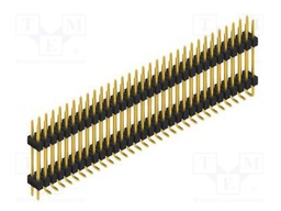 Connector: pin strips; pin header; male; PIN: 64; 2.54mm; SMT; 2x32