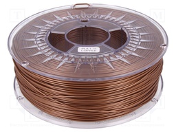 Filament: PLA; 1.75mm; copper; 200÷235°C; 1kg; ±0,05mm