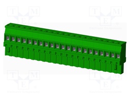 Connector: pluggable terminal block; plug; female; angled 90°