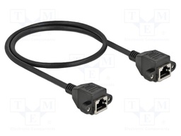 Extender Ethernet; S/FTP; Cat: 6a; RJ45 socket,both sides; 0.5m