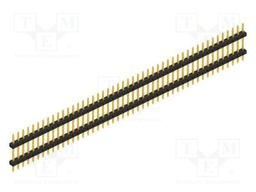 Connector: pin strips; pin header; male; PIN: 47; 2mm; THT; 1x47