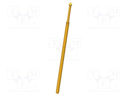 Needle-like test probe; Operational spring compression: 4.3mm