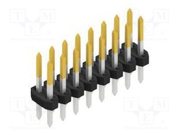 Connector: pin strips; pin header; male; PIN: 16; 2mm; THT; 2x8; 100V