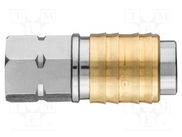 Quick connection coupling; brass; Application: for compressor