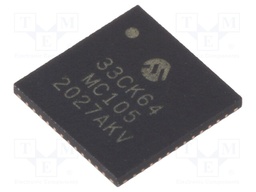 DsPIC microcontroller; SRAM: 8kB; Memory: 32kB; UQFN48