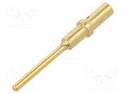 Contact; Size: 20; male; 20AWG; gold-plated; crimped; bulk