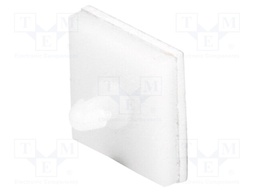 PCB distance; polyamide; L: 3.5mm; self-adhesive; Colour: natural