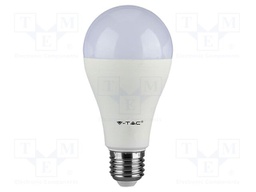 LED lamp; white cold; E27; 220÷240VAC; 1521lm; P: 12W; 200°; 6400K