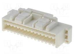 Plug; wire-board; female; CLIK-Mate; 1.5mm; PIN: 30; w/o contacts