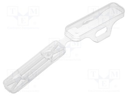 Markers for cables and wires; transparent; 30x8mm