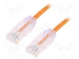 Patch cord; TX6-28™,U/UTP; 6; stranded; Cu; LSZH; orange; Len: 2m
