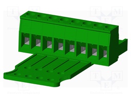 Connector: pluggable terminal block; plug; female; straight; 300V