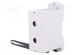 Splice terminal: rail; 35÷240mm2; ways: 1; terminals: 2; grey; TS35