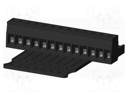 Connector: pluggable terminal block; plug; female; straight; 300V