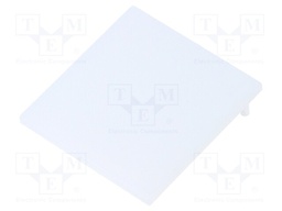 Cap for LED profiles; milky; PMMA; Application: VARIO30-01; V: E9