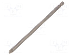 Screwdriver bit; Pozidriv®; PZ2; Overall len: 150mm