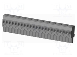 Connector: pluggable terminal block; plug; female; angled 90°