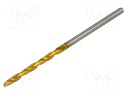 Drill bit; for metal; Ø: 1.9mm; L: 46mm; Working part len: 22mm