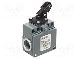 Limit switch; plastic roller Ø14mm; NO + NC; 10A; max.500VAC
