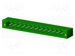 Connector: pluggable terminal block; socket; male; angled 90°