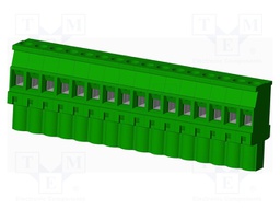 Connector: pluggable terminal block; plug; female; angled 90°