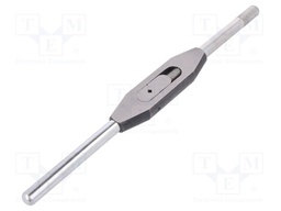 Tap wrenches; steel; Size: 2,5 x 9mm; Grip capac: M3-M14