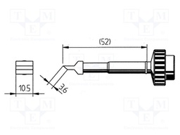 Tip; special; 10.5x3.6mm