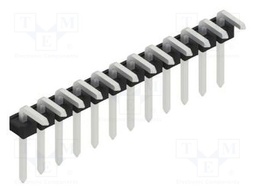 Connector: pin strips; pin header; male; PIN: 12; 2.54mm; THT; 1x12